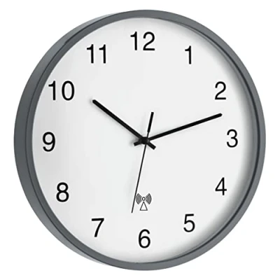 Imagen de TFA Dostmann 60.3511.10 Reloj de pared controlado por radio, color gris