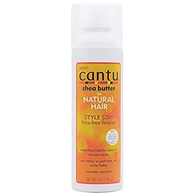 Imagen de CANTU Shea Butter Style Stay Acabado Antifrizz Fijador de Peinado Ideal Para Cabello Rizado 141 g Rizos y Lisos.