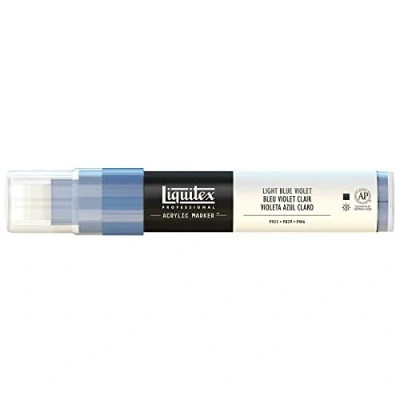Imagen de Liquitex Rotulador de Pintura acrílica, Punta Ancha, Violeta Azul Claro, 15 mm