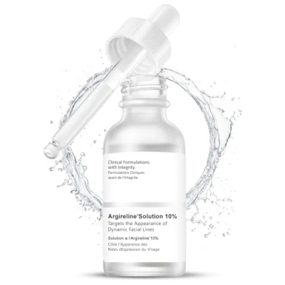 Imagen de Argireline Solution 10%, suero hialurónico Argireline, facial antiarrugas, sérum hidratante para el cuidado de la piel,