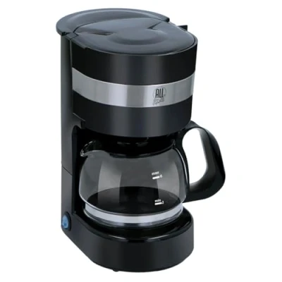 Imagen de All Ride Cafetera para Camion 24V Goteo Encendedor de Cigarrillos Coche y Camión Portatil Función Mantenimiento Calor Maquina Cafe Jarra Vidrio Negro