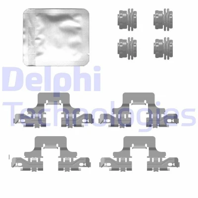 Imagen de DELPHI LX0776 Kit de accesorios, pastillas frenos AUDI: Q5, A4 B9 Avant, Berlina
