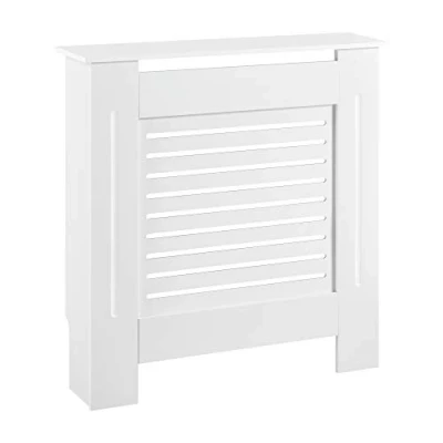 Imagen de Cubre Radiador 112x19x82cm Decoración Radiator Tapar la calefacción MDF Blanco