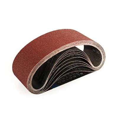 Imagen de Sruhrak Bandas de Lija 75 X 533 mm Granos 60 Lijado Correas Para Lijadora Banda (10 UNIDADES)