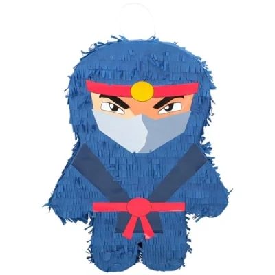 Imagen de Boland Piñata Ninja, juego para fiestas, decoración colgante, cumpleaños, fiesta temática y carnaval
