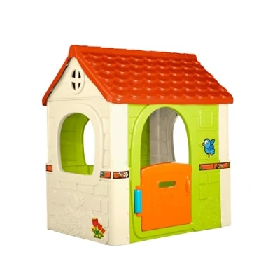 Imagen de FEBER Fantasy House Casita Infantil de Juegos, con Puerta Abatible, para Jugar al Aire Libre o en Casa, Resistente y Fácil Montaje, Niños 2 a 6 Años, Famosa (FEH17000), Versión Actual
