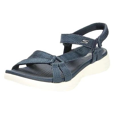 Imagen de Skechers On the go 600 Brilliancy, Sandalias atléticas Mujer, Navy, 42 EU
