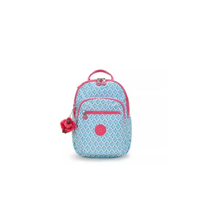 Imagen de Kipling Seoul S Mochila escolar para niños, Talla: One Size, Dreamy geo combo