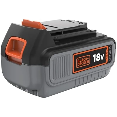 Imagen de BLACK+DECKER batería de carril 18V, litio 4.0Ah, compatible con todas las herramientas sin efecto memoria, baja autodescarga, práctica, compacta y versátil, BL4018 XJ