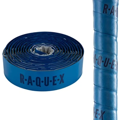 Imagen de Raquex Grip Acolchado Adhesivo de Poliuretano para Palo Hockey: superadherente, Suave y Absorbente. Revestimiento Autoadhesivo. Longitud extralarga (Azul)