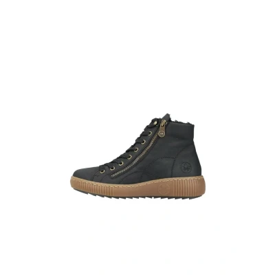 Imagen de Rieker Mujer Zapatillas Z6610, señora Bajas,Plantilla Desmontable,Zapato bajo,Zapato de Calle,cordón,Ocio,Negro (Schwarz / 00),36 EU 3.5 UK