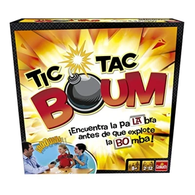 Imagen de Goliath Tic Tac Boum, Juego De Mesa Infantil a partir 8 Años, Divertido Cartas y Educativo 2 12 Jugadores, Aprende Nuevas Palabras, Desarrolla Habilidades Lingüística