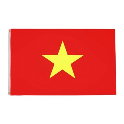 Imagen de AZ FLAG Bandera Vietnam 150x90 cm Vietnamita 100% Poliéster Con Ojales de Metal integrados 110g Colores Vivos Y Resistente A La Decoloración