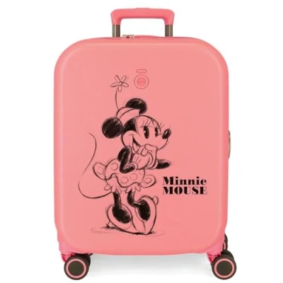 Imagen de Disney Minnie Happiness Maleta de cabina Rosa 40x55x20 cms Rígida ABS Cierre TSA integrado 37L 2,74 kgs 4 Ruedas dobles Equipaje Mano