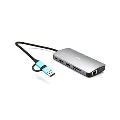 Imagen de I tec usb 3.0 c/thunderbolt 3x display metal nano dock with lan + power delivery 100 w