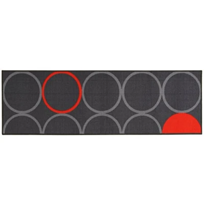 Imagen de ABC Alfombra La Cucina Opty Gris/Naranja 57 x 140 cm
