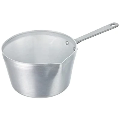 Imagen de Ollas Agnelli cónico Cacerola con Boquilla, Aluminio BLTF, Mango de Acero Inoxidable, Plata, 14 cm