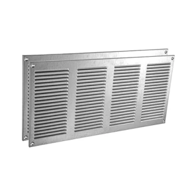 Imagen de Vent Systems Galvanizada 200 x 400 mm cubierta de ventilación aire parrilla metal con pantalla protección plagas integrada HVAC para mejoras en el hogar Paquete 2