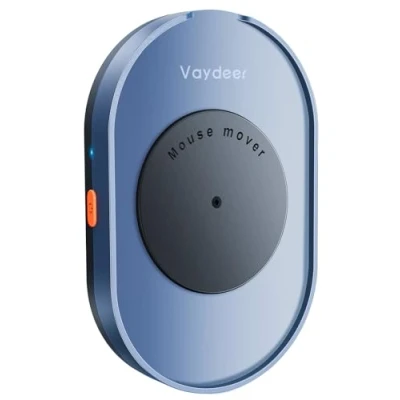 Imagen de Vaydeer movimiento de ratón indetectable, dispositivo jiggler M4 con interruptor encendido/apagado, agitador sin conductor, simulación del para despertar la