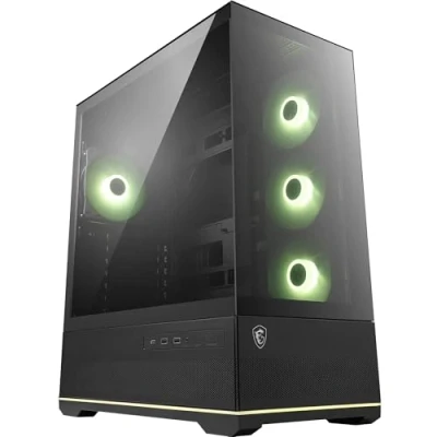 Imagen de MSI mag PANO 110R PZ Carcasa para PC Juegos de Torre Media Soporta GPU hasta 400 mm Longitud, filtros Polvo extraíbles, USB 20 Gbps (Tipo C), Soporte Placa Base ATX y Micro
