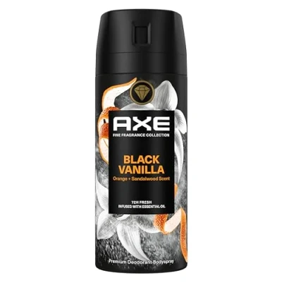 Imagen de Axe Desodorante en aerosol para hombre Black Vanilla Fragancia 150 ml