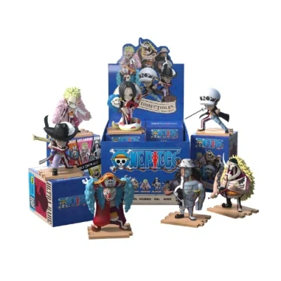 Imagen de Mighty Jaxx Hidden Dissectibles de Freeny: One Piece Serie 4 (edición Warlords), Bandeja sellada 6 uds., sin duplicados, Caja misteriosa con Figuras coleccionables