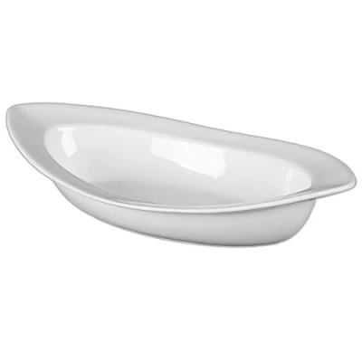 Imagen de Holst Porzellan Bat 038 Cuenco 38 cm, Forma de Barca Bateau Bandera, Color Blanco, 38.5 x 20.8 7.4 cm
