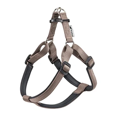 Imagen de Ferplast Arnés para Perros Daytona, de Talla Grande, Acolchado, Ajustable, Marrón