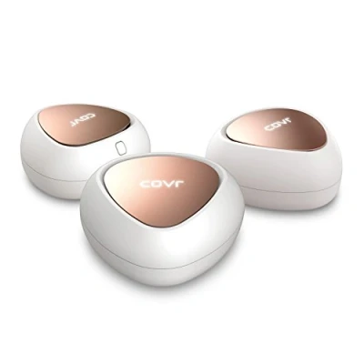 Imagen de D Link COVR C1203 Kit WiFi Mesh/Malla con 3 Puntos de Acceso AC 1200 Mbps (2.4 GHz, 5 Roaming, itinerancia, WPS, 6p LAN 1000 Mbps, Wave2, MU MIMO, Streaming 4K) Blanco y Cobre