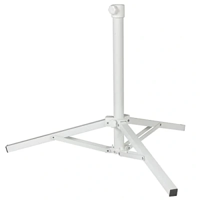 Imagen de Aktive 53851 Base sombrilla 3 patas Mástil Ø19/22 mm, 61x49,5 cm, rosca ajustable terraza de aluminio Pie con plegables parasol