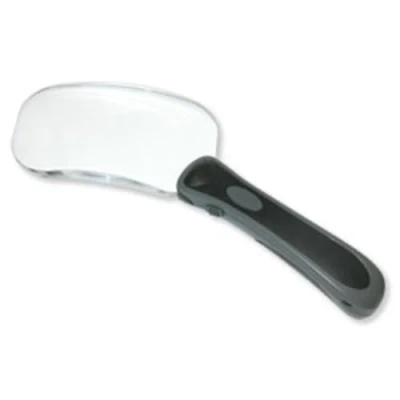 Imagen de Carson RimFree Lupa Rectangular de 2x con Luz LED y Bolsa Suave