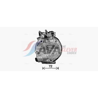 Imagen de PRASCO AUAK341 Compresor de Aire Acondicionado PXC16 PAG 46 R 134 a LAND ROVER: Range Rover Sport, Discovery 4, IV VAN, JAGUAR: XF Berlina