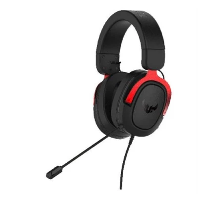 Imagen de ASUS TUF Gaming H3 Auriculares (Sonido envolvente 7.1, graves potentes, diseño ligero, compatible con PC, PS5, XBOX Series X, Nintendo Switch y móviles) Rojo