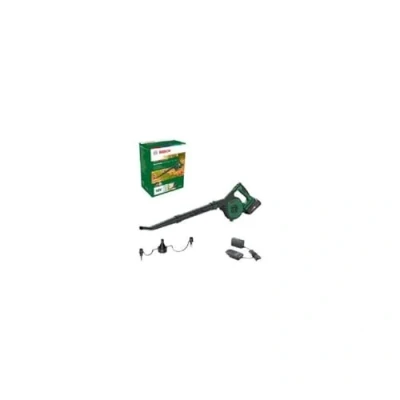 Imagen de Bosch Soplador de Hojas inalámbrico Universal para hogar y jardín, 18 V 130 (para Limpieza rápida fácil al Aire Libre; Sistema voltios; 1 batería 2.5 Ah Cargador)