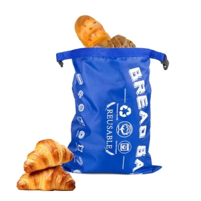 Imagen de Bolsa Pan,Bolsa de Panera,Bolsa Para el Pan Lavable,Impermeable,Para Guardar pan,Tostadas,Bagels Caseros,Verduras y Frutas,Para Hornear en Casa,Embalaje Almacenamiento