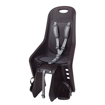 Imagen de POLISPORT 8406300001 Silla Trasera Bubbly Maxi Plus MIK HD para Bicicleta con Ruedas de 26&#039;&#039; a 29&#039;&#039; Apta niños Peso 9 22 Kg Anclaje en portaequipajes Color Negro/Gris Oscuro