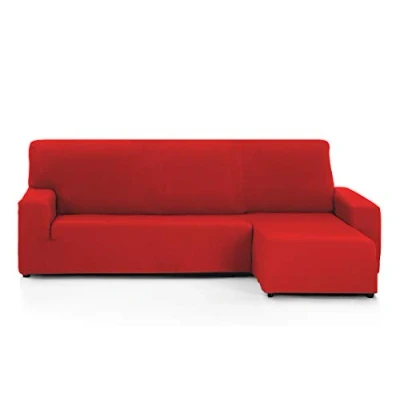 Imagen de Martina Home Tunez Funda chaise longue Brazo corto derecho Rojo (visto de frente)