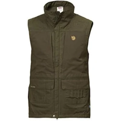 Imagen de FJALLRAVEN Lappland Hybrid Trousers M Pantalones Ligeros y Duraderos para la Caza Activa en Tejido Elástico, Hombre, Verde (Green Camo Laurel Green), 54