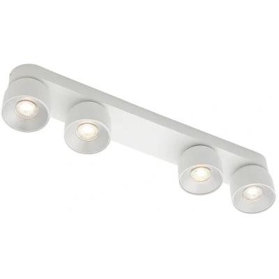 Imagen de Nordlux Downlight Pitcher, GU10, 4 luces, metal, blanco