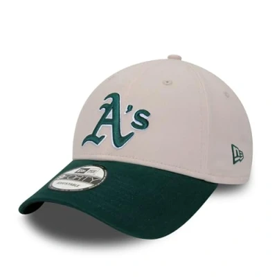 Imagen de New Era Oakland Athletics Visera de Contraste 9Forty Gorra Ajustable Beige