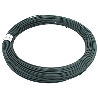 Imagen de Alberts 530235 alambre tensor, Galvanizado, con recubrimiento plástico verde, Ø del 3,8 mm, Longitud 110 m