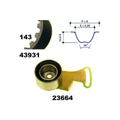 Imagen de MAPCO 23938 Kit de correa distribución 143 ROVER: 45 Berlina, 200 Hatchback, MG: MG ZS TF Cabrio
