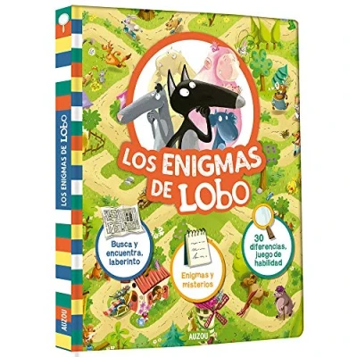 Imagen de Los Enigmas de Lobo. Busca y encuentra laberinto. misterios. 30 diferencias juego habilidad.