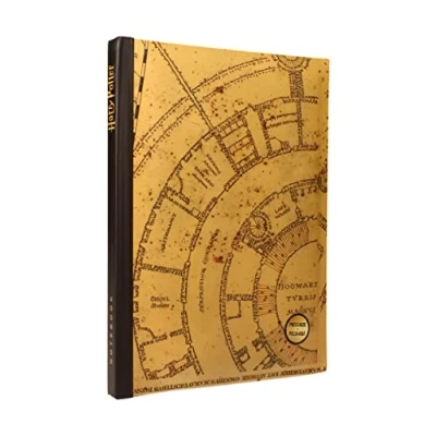 Imagen de SD toys Libreta con Luz Harry Potter Mapa Merodeador, Color Marrón, Dimensiones 15 x 20 cm