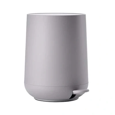 Imagen de Zone Denmark 331980 papelera 3 L Alrededor Acrilonitrilo butadieno estireno (ABS) Gris Cubo de basura (3 L, Alrededor, (ABS), Gris, Pedal, 20,5 cm)