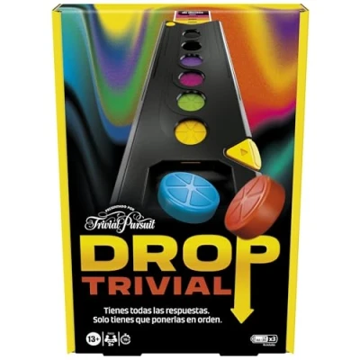 Imagen de Juego Drop Trivial, de Mesa electrónico para Fiestas presentado por Trivial Pursuit