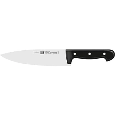Imagen de ZWILLING Cuchillo Santoku, Longitud de la hoja: 18 cm, Hoja grande, Mango especial acero inoxidable/plástico, Twin Chef