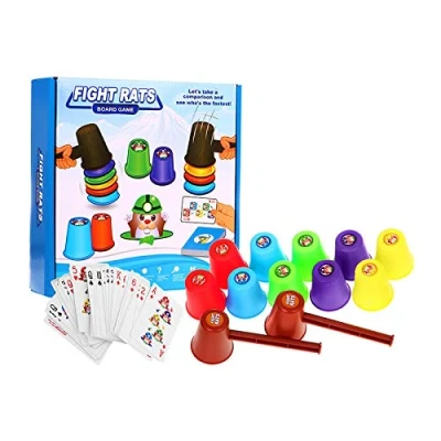 Imagen de NEO+ Velocidad, Reacción y Reflejos Juego de Mesa Golpea a los Topos, Multicolor, único Toys 5060