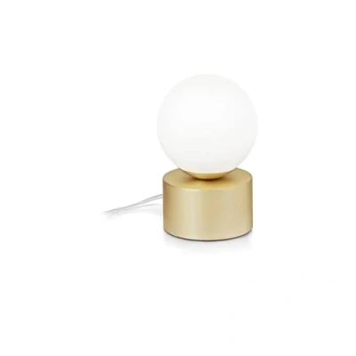 Imagen de Ideal Lux PERLAGE Lámpara de mesa Globe Latón, interruptor incorporado, no regulable