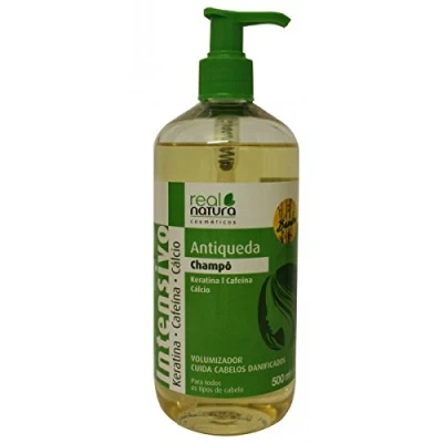 Imagen de Real Natura Champú Pro Keda Forte Fortalecimiento Intenso para Cabellos Frágiles Fórmula Avanzada con Proteínas Limpieza Suave y Eficaz Aroma Revitalizante 500 ml